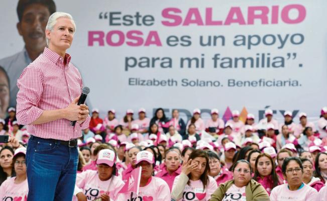 Del Mazo Maza reparte 3.000 tarjetas salariales de color rosa