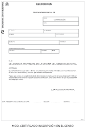 Obtenga información sobre cómo obtener el certificado de inscripción en el censo censal 2