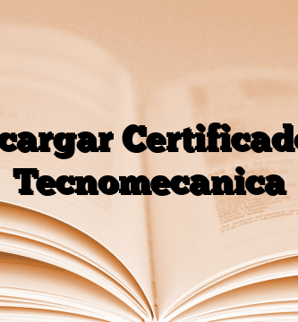 Descargar Certificado de Tecnomecanica