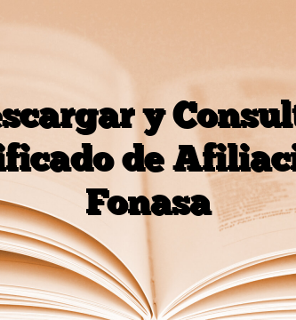 Descargar y Consultar Certificado de Afiliación a Fonasa