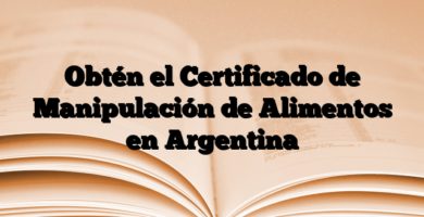 Obtén el Certificado de Manipulación de Alimentos  en Argentina